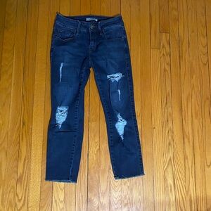 Guess Blue Skinny Distressed Pants